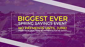 Off Lease Only Spring Saving Event