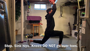 Basketball Lunges | Hip Flexors
