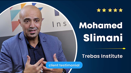 Client testimonial - Trebas Institute