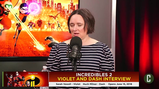 Incredibles 2 Interview with Violet and Dash Actors Sarah Vowell and Huck Milner