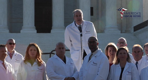 America's Frontline Doctors White Coat Summit II - SCOTUS Press Conference