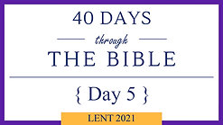Day 5 - Lent 40/40 (Genesis 22)