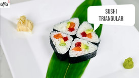 Sushi triangular