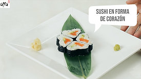 Sushi en forma de corazón