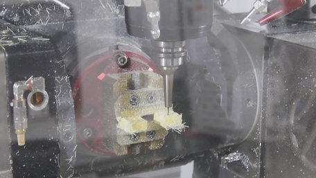 5-axis CNC Milling close-up