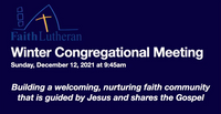 December Congregational Meeting