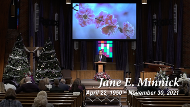 Funeral Service for Jane Minnick