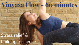 Vinyasa - 60 mins - Stress relief & building resilience