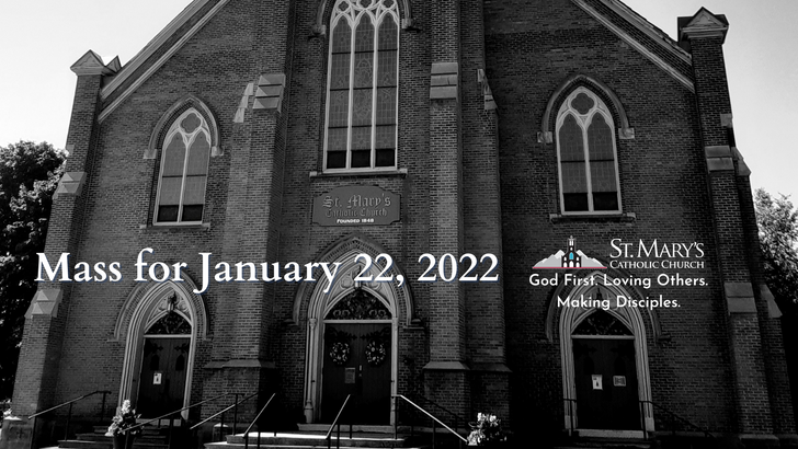 January 22, 2022 Mass
