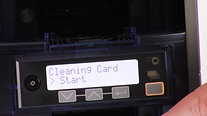 Running the Cleaning Card - SD160 and SD260