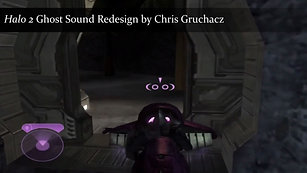 Halo 2 Ghost Sound Redesign