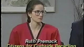 Ruthie Premack - recycling on the news