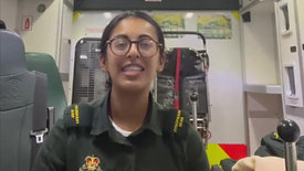 Amaani Saar - Paramedic based at Cardiff Ambulance Station