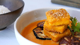 Red Curry Tofu Stack