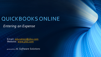 QuickBooks: Enter Expense Transaction