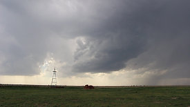 Old Windmill and Storm