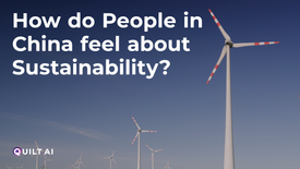 How do People in China feel about Sustainablity