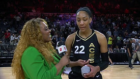 Postgame with A'ja Wilson 5.30