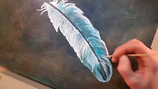 Feather Guided Painting