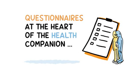 Questionnaires at the heart of the Health Companion