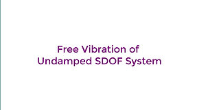 Free-Vibration Response of Undamped SDOF (03c)