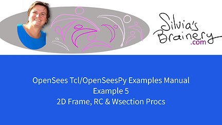 OpenSees Examples Manual Video 9 Ex5