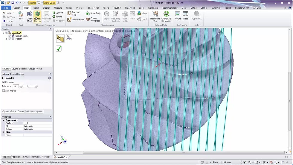 ansys spaceclaim 2d