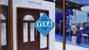 VEKA Входная дверь из ПВХ-профиля VEKA Softline с панелью Adeco