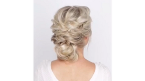 Twisted Low Bun Updo by Ethereal Hair & Makeup