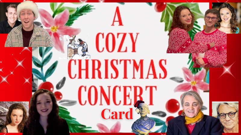 A Cozy Xmas Concert Card