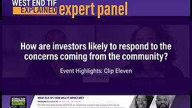 Clip11 - How are investors likely to respond to the concerns coming from the community?