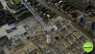 Video Showing Construction Site Overhead