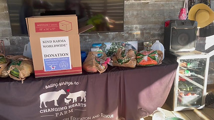 Kind Karma® Cares is Providing Food for Rescued Animals