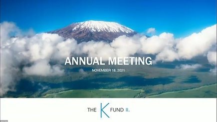 2021 K Funds Annual Meeting (full)