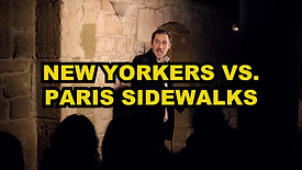 New Yorker vs. Paris Sidewalks