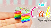 Mini Rainbow Cake 