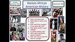 Honors African American History