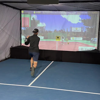 Simulation Mini Sports Goods Tennis Raquette Ball Modèle Ensemble