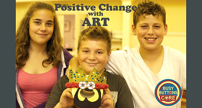 Busy Buttons CORE - Positive Change with ART