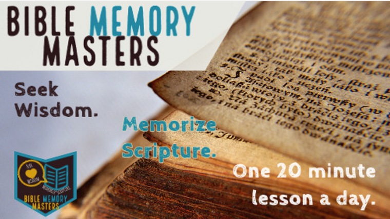 Bible Memory Masters Videos
