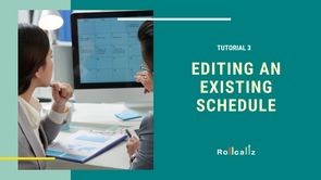 How to edit a schedule