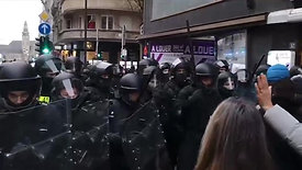 Police in Luxembourg being aggressive little shits against covid tyranny protesters today