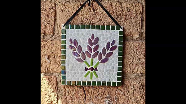 Lavender Plaque Mosaic Kit How To Video