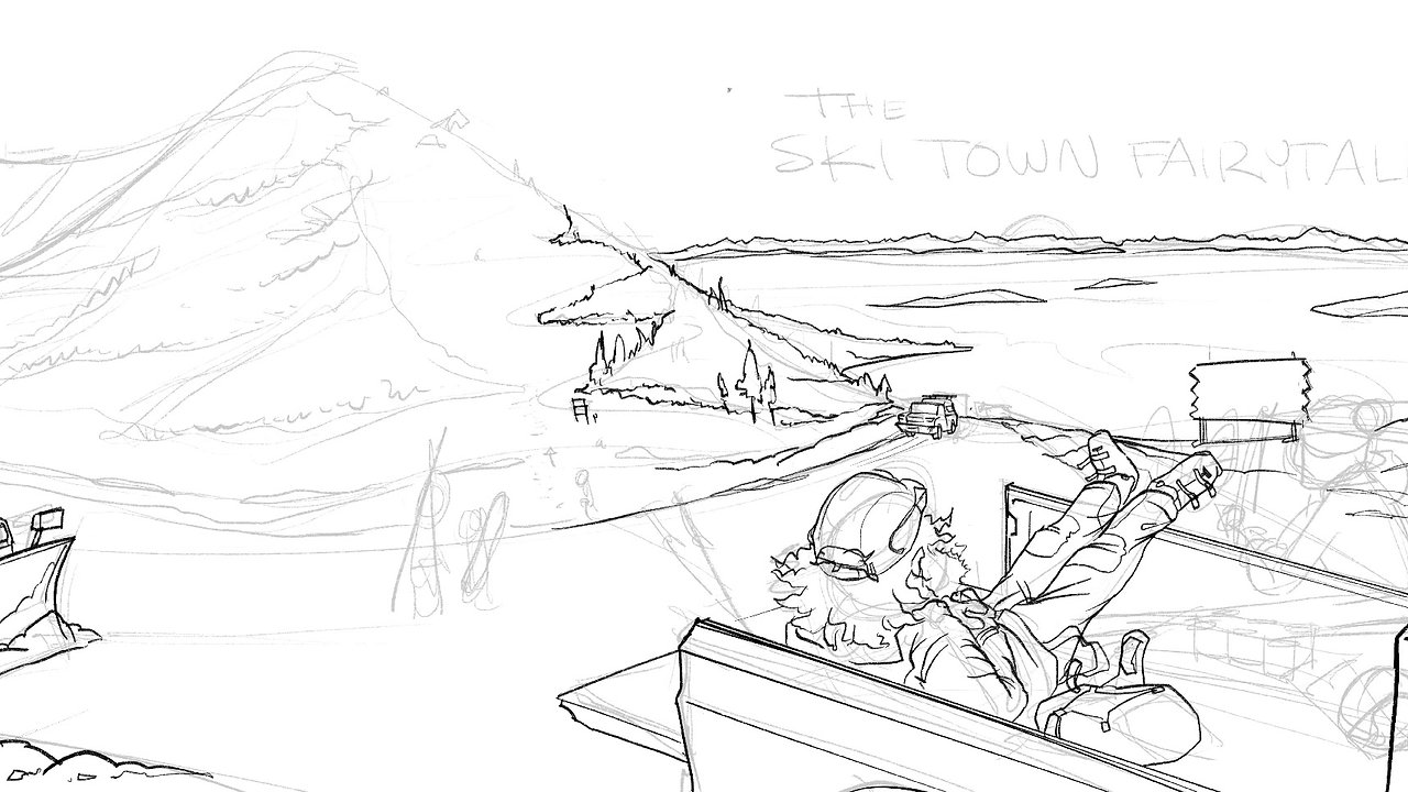 Ski Town Fairytale Cover timelapse