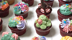 Fun Colourful Cupcakes