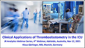 Thromboelastometry in ICU