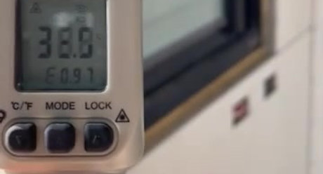 窗邊溫度實測：從窗邊34-35度降至26-27度！