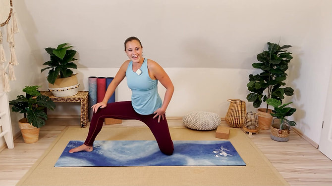 Yoga für Hüfte + unteren Rücken