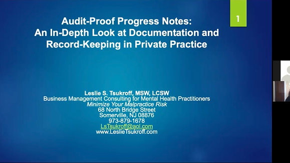 Audit-Proof Progress Notes