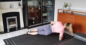 Side Plank + Band single arm row at Home